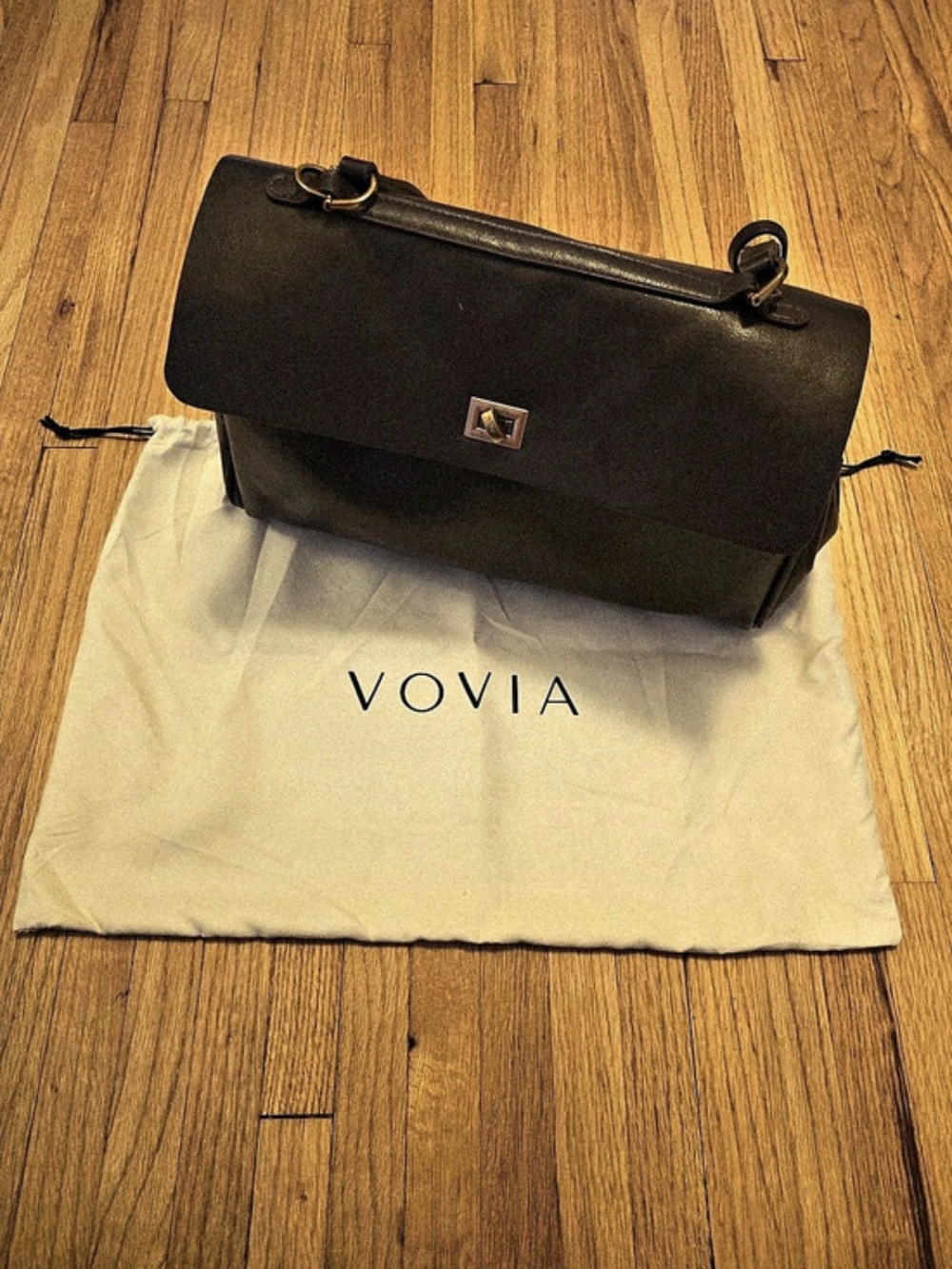 VOVIA Ciara Vintage Vegan Leather Shoulder Bag